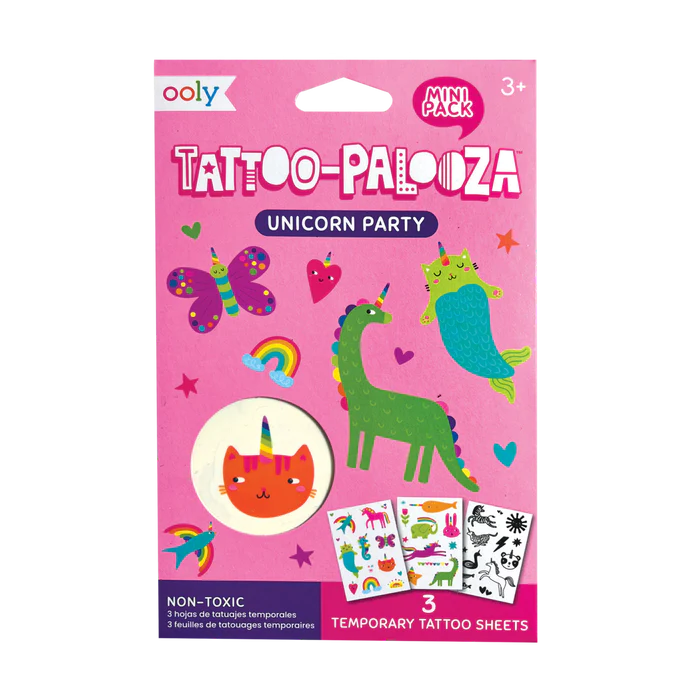 Ooly mini tattoo palooza tattoos unicorn days
