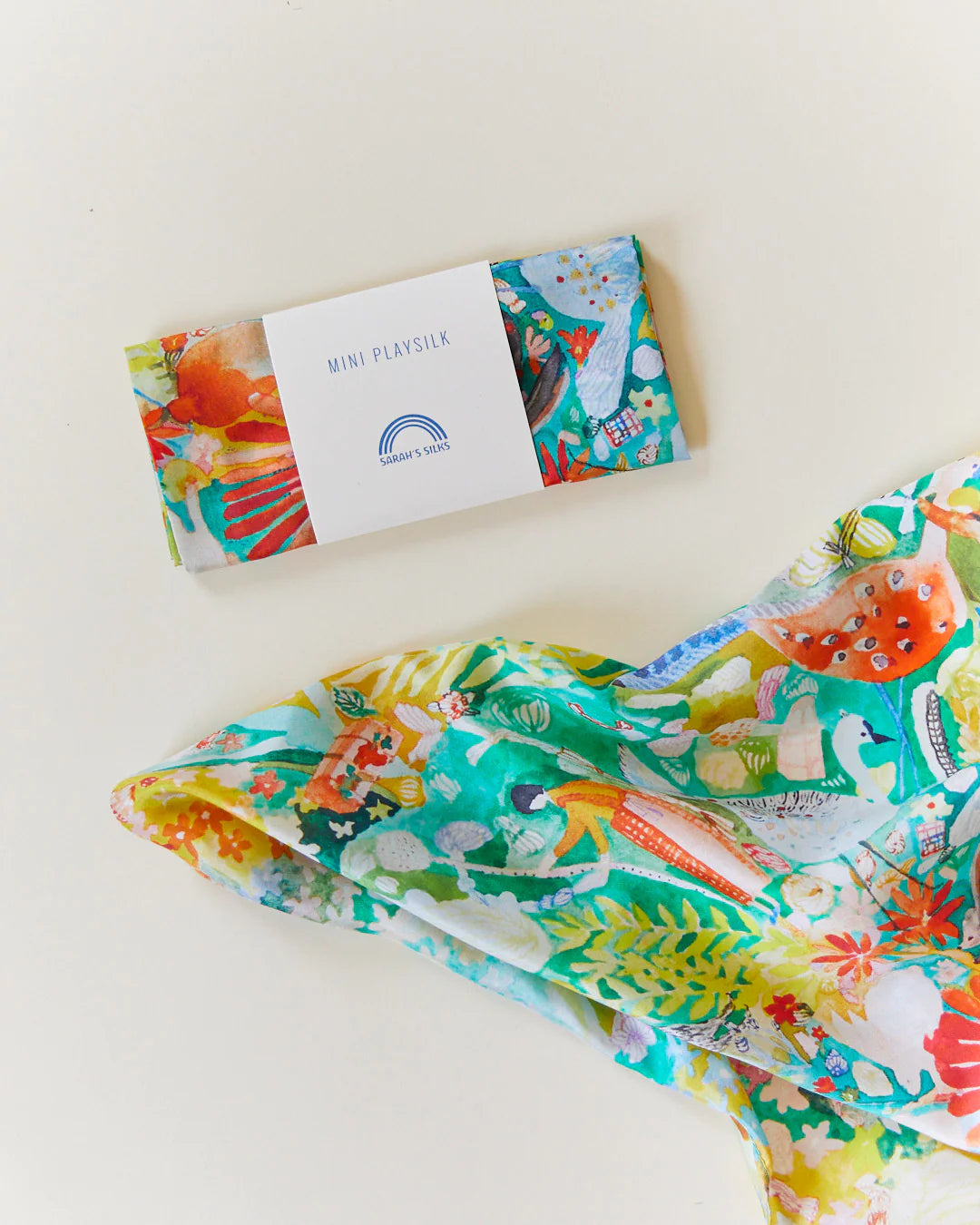 Sarah's Silks Seek & Find Mandala Swells Playsilk