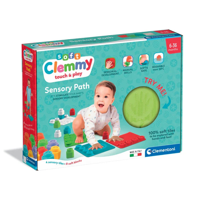 Sustainable Solid Wood Building Blocks with a Musical Instrument DesignClementoni Soft Clemmy Sensory Path Toy