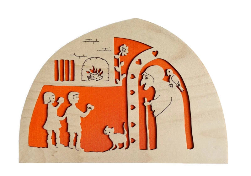 Stapelstein Toy Magnetic Drawing Boards for Creative ToddlersDe Noest Hans en Grietje silhouet Stapelstein Toy Magnetic Drawing Boards for Creative ToddlersDe Noest Hans en Grietje silhouet