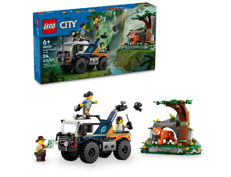 Natural Wood - Grain Colored Building Blocks for a Rustic - Looked Play SetJungle Explorer Off-Road Truck Natural Wood - Grain Colored Building Blocks for a Rustic - Looked Play SetJungle Explorer Off-Road Truck