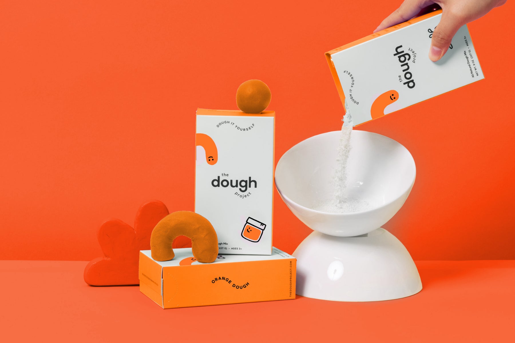 The Dough Project DIY Orange Dough