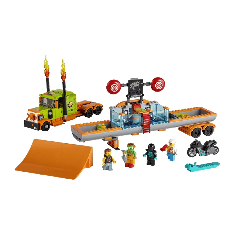 Solid Wood Educational Building Blocks for Developing Spatial Skills in KidsLEGO - City Stunt Stunt Show Truck 60294 Solid Wood Educational Building Blocks for Developing Spatial Skills in KidsLEGO - City Stunt Stunt Show Truck 60294