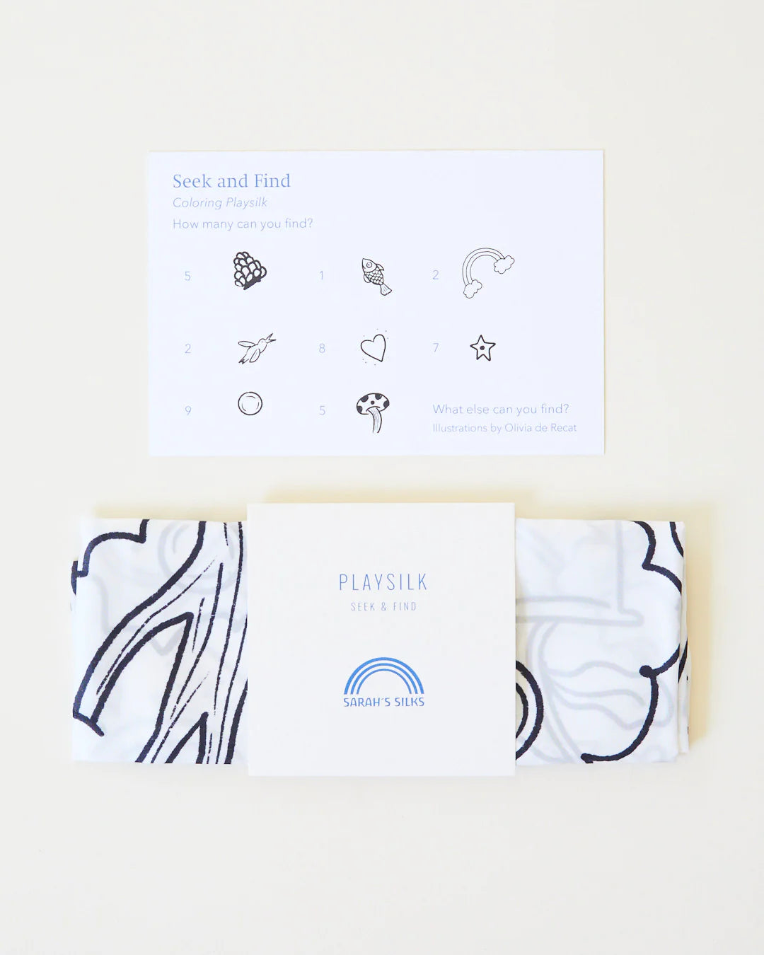 Sarah's Silks Seek & Find Coloring Playsilk