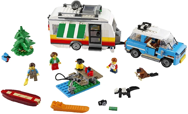 Hand - Made Wooden Building Blocks with a Transportation - Themed CollectionLEGO Creator - 3in1 Caravan Family Holiday 31108 Hand - Made Wooden Building Blocks with a Transportation - Themed CollectionLEGO Creator - 3in1 Caravan Family Holiday 31108