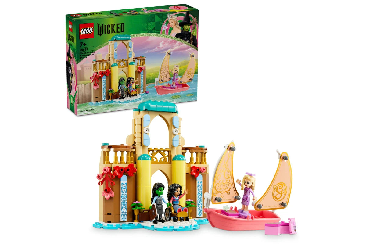 High - Grade Solid Wooden Building Blocks with a Puzzle - Solving FeatureLEGO Wicked Glinda Elphaba & Nessarose at Shiz University 75681
