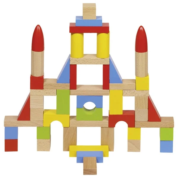 Large - Scale Solid Wood Building Blocks for Outdoor Play and Garden StructuresBuilding blocks - Goki Essential