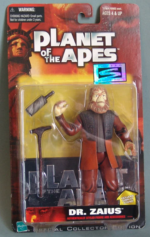 G.I. Joe Snake Eyes Action Figure with Stealth Suit and Ninja Weapons1993 Planet Of the Apes Dr. Zaus