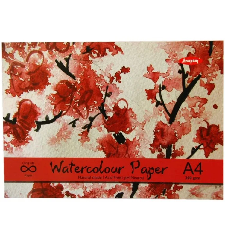 Anupam Water Colour Paper, 200 GSM, 20 Sheets