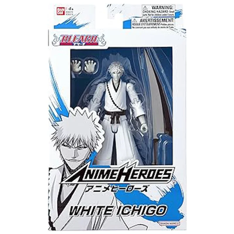 DC Comics Batman Action Figure in Classic Batsuit with Detachable Utility BeltBandai Bleach Anime Heroes White Ichigo Action Figure