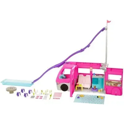 Harry Potter Harry Potter Action Figure with Hogwarts Robe and WandBarbie Dreamcamper Vehicle Playset