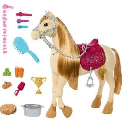 DC Super Hero Girls Wonder Woman Action Figure with Lasso of Truth and ShieldBarbie Mysteries the Great Horse Chase Interactive Toy Horse with Sounds Music & Accessories Set 13pc