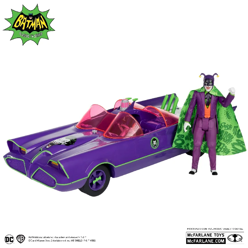 Sonic the Hedgehog Action Figure with Super - Speed Base and Ring CollectiblesBatmobile & The Joker (Batman 66′) Gold Label Vehicle 2pk- McFarlane Toys