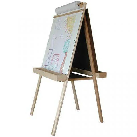 Hand - Turned Wooden Spinning Top with a Colorful Design for Classic AmusementDeluxe Wooden Easel Hand - Turned Wooden Spinning Top with a Colorful Design for Classic AmusementDeluxe Wooden Easel