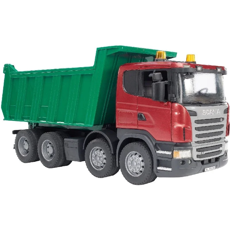 Remote - Controlled High - Speed Off - Road Buggy with All - Terrain Tires and SuspensionBruder Scania R-Series Dump Truck