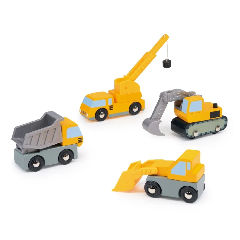 Solid Wood Construction Toy Set with Nuts, Bolts, and Tools for DIY ProjectsBuilding Vehicles