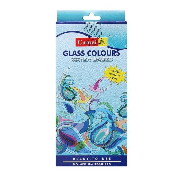 Camel Water Based Glass Colour Set of 6 Shades