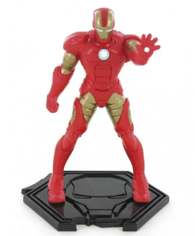 Marvel Avengers Iron Man Action Figure with Light - up Repulsors and Sound EffectsComansi Ironman Figurine - 9 cm