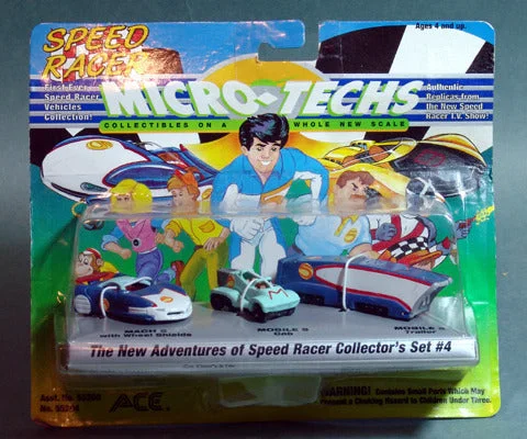 Hello Kitty Action Figure with Bow - Adorned Outfit and Miniature Sanrio ItemsSpeed Racer Micro Machines Collectors Set Number 4