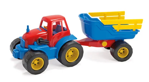 Battery - Powered Miniature Train for Indoor Home Layouts with Sound EffectsCreative Toy Co Tractor with Trailer