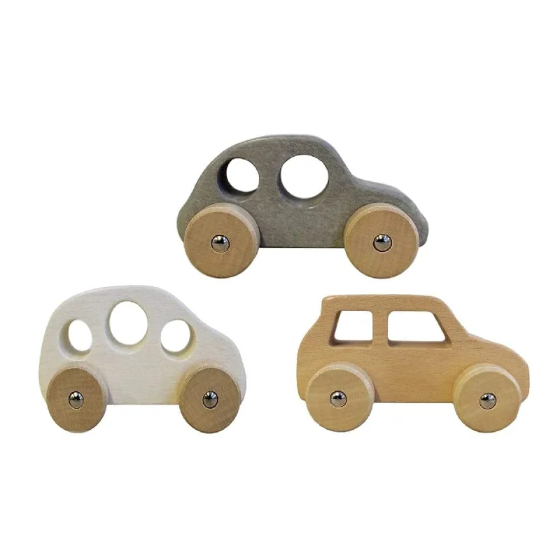 Rustic - Style Wooden Train Set with Tracks and Passenger Cars for Toddler EntertainmentDiscoveroo Chunky Cars Rustic - Style Wooden Train Set with Tracks and Passenger Cars for Toddler EntertainmentDiscoveroo Chunky Cars