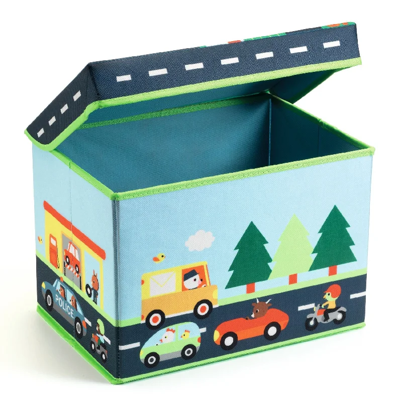 Die - Cast Model of a London Double - Decker Bus with Detailed Interior and ExteriorDjeco Seat Toy Box - Circuit Die - Cast Model of a London Double - Decker Bus with Detailed Interior and ExteriorDjeco Seat Toy Box - Circuit