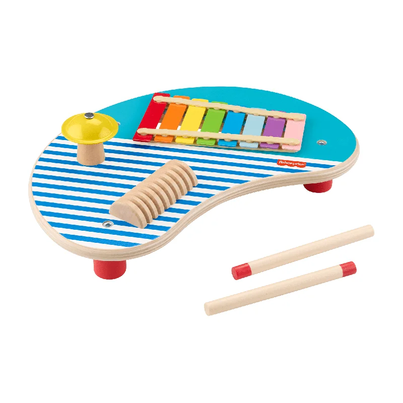 Traditional Wooden Yo - Yo with String and a Smooth Spinning Axle for Retro FunFisher-Price Wooden Musical Table With Percussion instruments, 3 Pieces