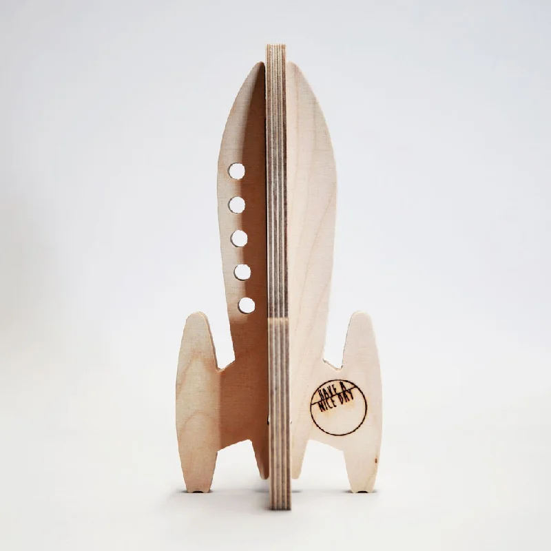 Hand - Carved Wooden Alphabet Blocks for Early Learning and Toddler DevelopmentFriday the Rocket