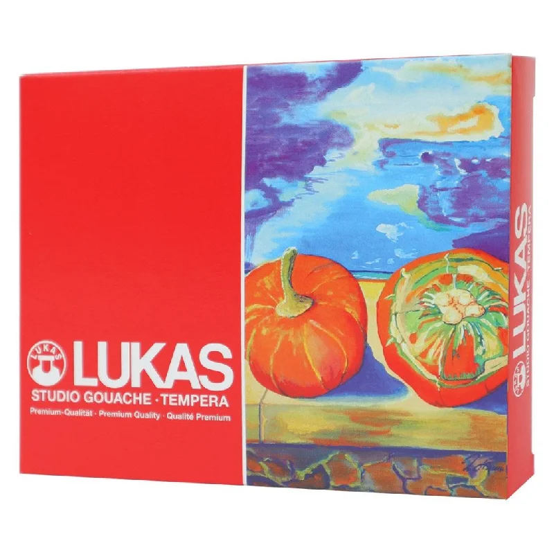 Wooden Sketchbook Covers with Elastic Closures for Protecting ArtworkGouache - Lukas Set/6 20ml