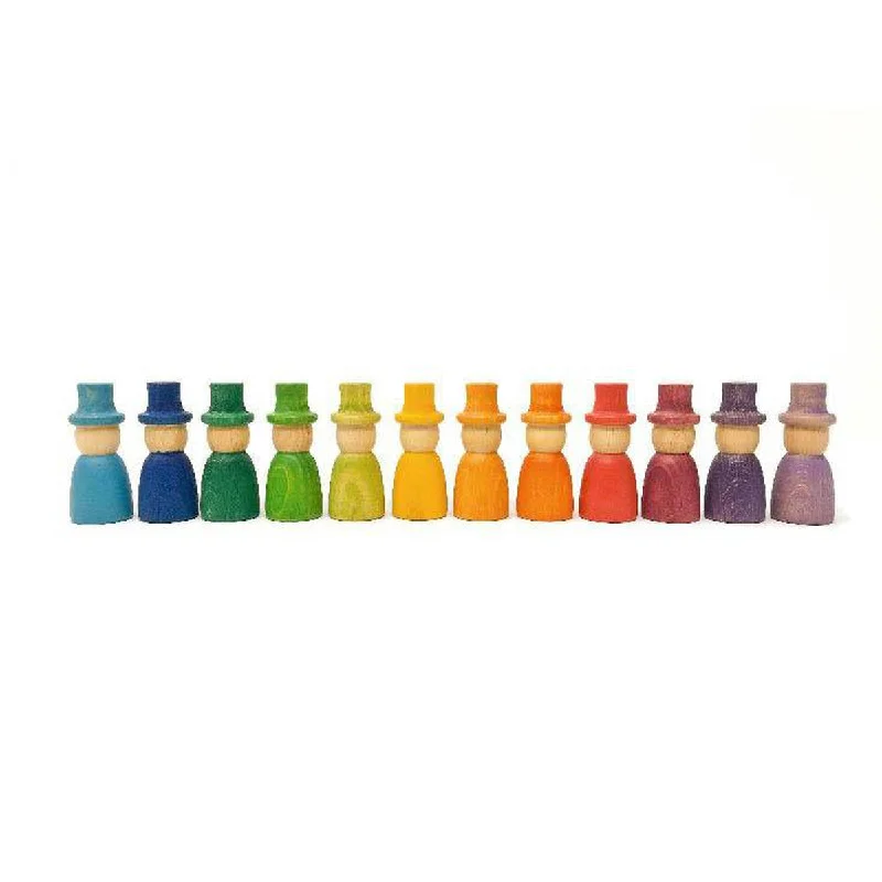 Natural Finish Wooden Pull - Along Toy Duck with Wheels for Toddler Outdoor PlayGrapat coloured wizard nins with hats 12 pcs Natural Finish Wooden Pull - Along Toy Duck with Wheels for Toddler Outdoor PlayGrapat coloured wizard nins with hats 12 pcs