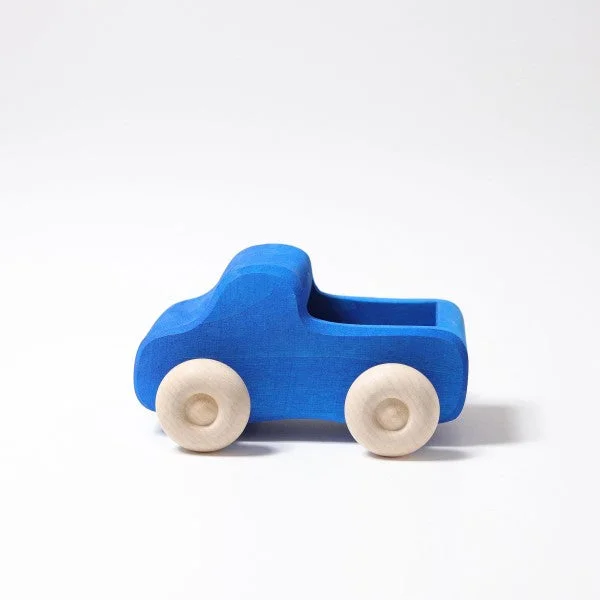 Solid Wood Stacking Cups with Different Sizes for Sensory Play and Motor SkillsGrimm's small blue truck Solid Wood Stacking Cups with Different Sizes for Sensory Play and Motor SkillsGrimm's small blue truck
