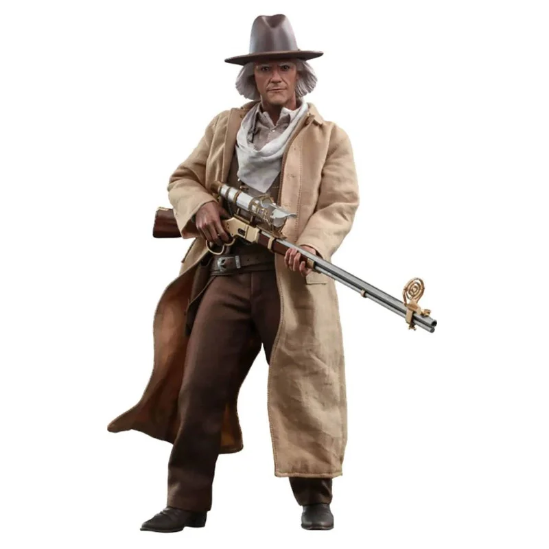 Game of Thrones Jon Snow Action Figure with Winterfell Cloak and Longclaw SwordHot Toys Back To The Future III Doc Brown Sixth Scale Action Figure