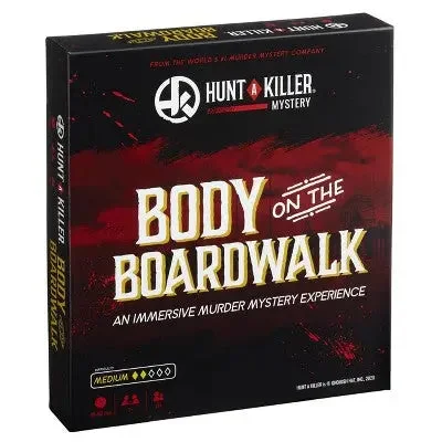 G.I. Joe Snake Eyes Action Figure with Stealth Suit and Ninja WeaponsHunt A Killer Body On The Boardwalk Board Game