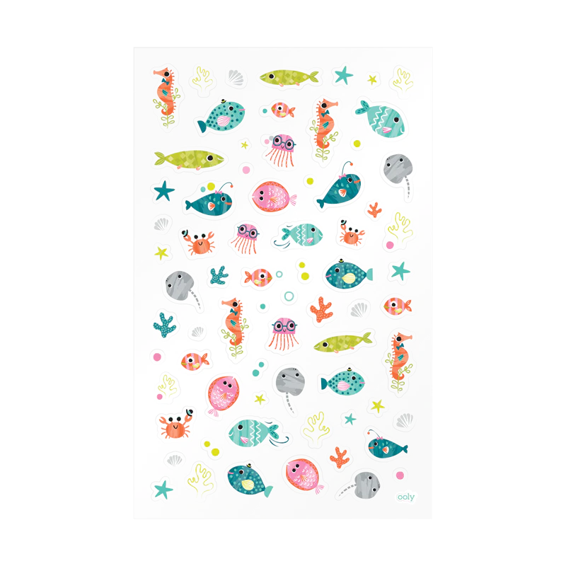 Solid Wood Painting Panels for Acrylic and Watercolor ArtistsItsy Bitsy Stickers - Ocean Buddies