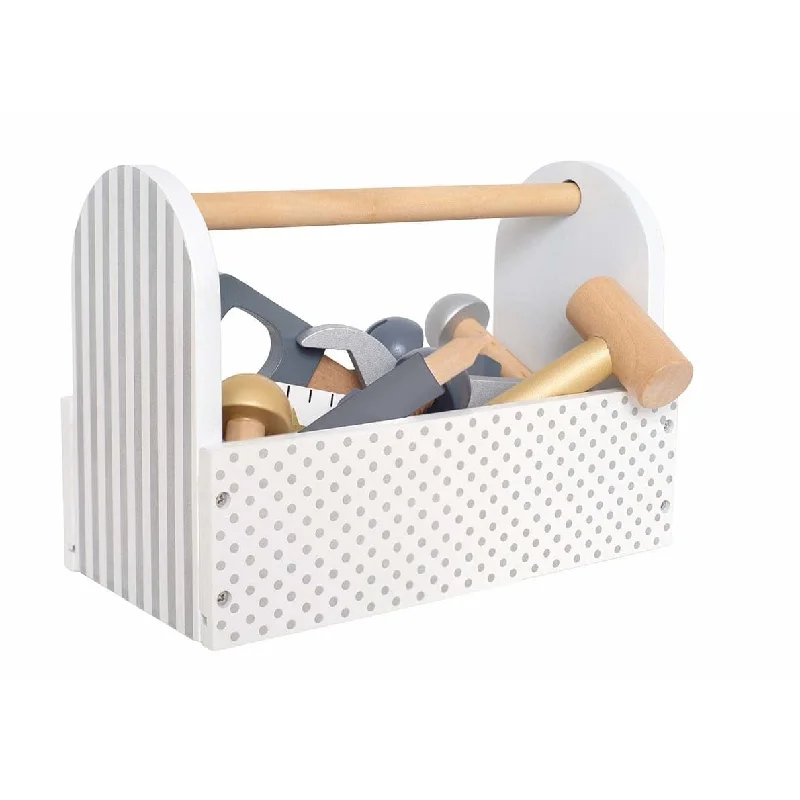 Heirloom - Quality Wooden Dollhouse with Multiple Floors and Furniture AccessoriesJaBaDaBaDo Toolbox Silver Heirloom - Quality Wooden Dollhouse with Multiple Floors and Furniture AccessoriesJaBaDaBaDo Toolbox Silver