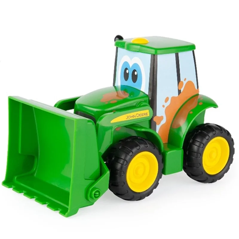 Kids' Plastic Pedal - Powered Tricycle with a Storage Basket and Safety FeaturesJohn Deere Farming Friends Excavator