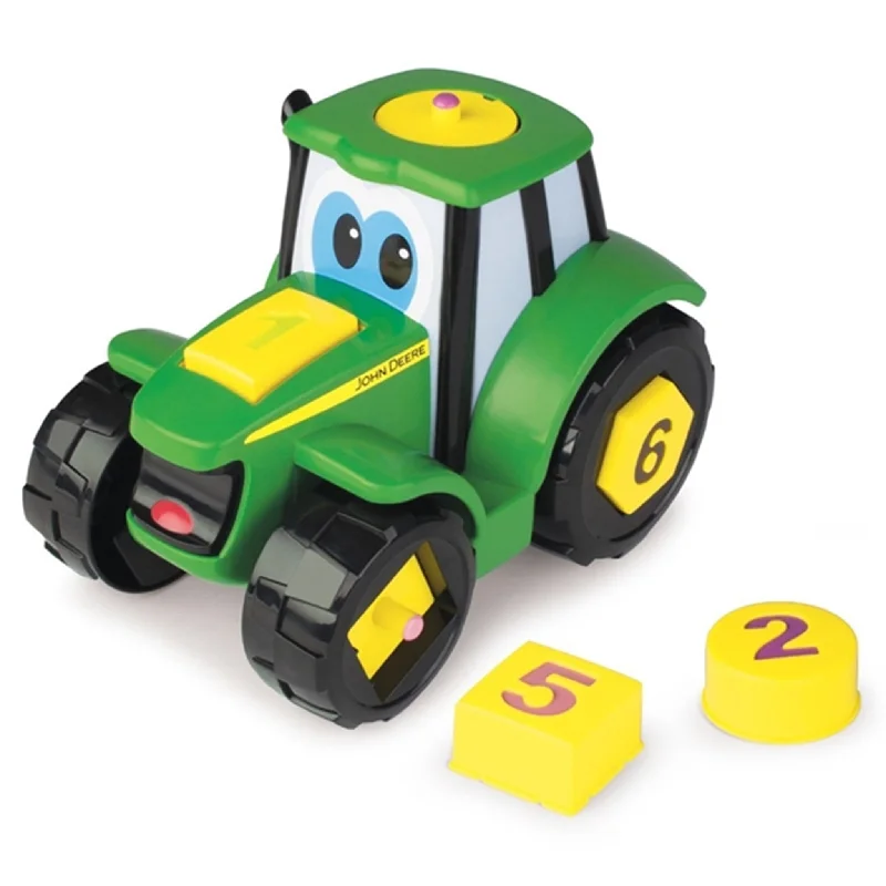 Battery - Operated Ride - On Tractor for Toddlers with Farmer - Themed AccessoriesJohn Deere Johnny Tractor Play and Learn