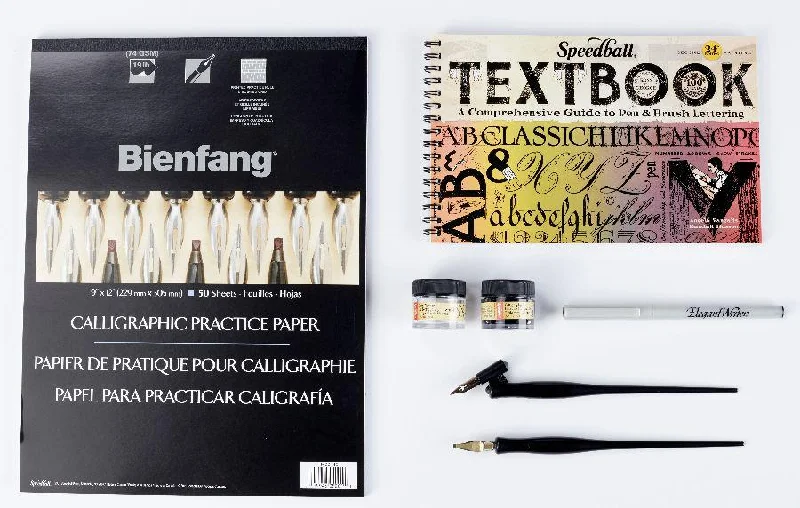 Wooden Sketchbook Covers with Elastic Closures for Protecting ArtworkKit - Complete Calligraphy