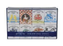 Solid Wood Painting Panels for Acrylic and Watercolor ArtistsKit - Drawing Inks Henry