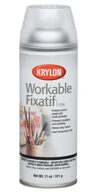 Solid Wood Painting Panels for Acrylic and Watercolor ArtistsKrylon - Workable Fixatif