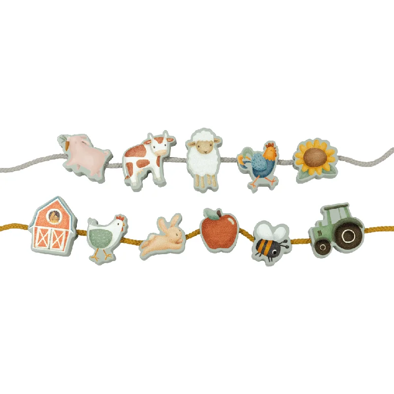 Sustainable Wood Marble Run Set with Multiple Tracks and Marble StorageLittle Dutch Lacing Beads - Little Farm Sustainable Wood Marble Run Set with Multiple Tracks and Marble StorageLittle Dutch Lacing Beads - Little Farm