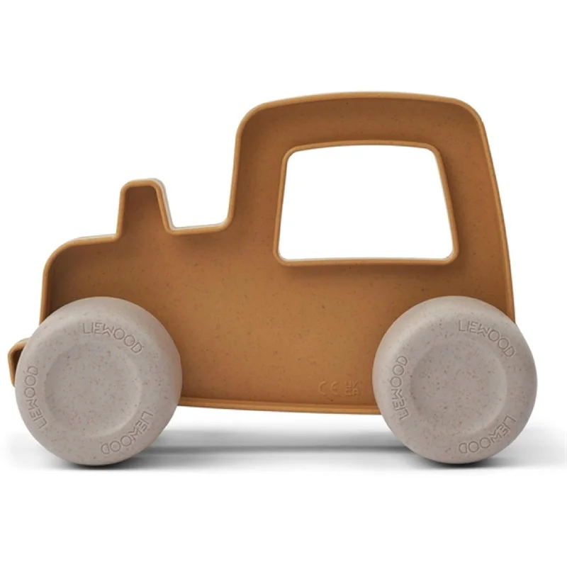 Battery - Operated Ride - On Tractor for Toddlers with Farmer - Themed AccessoriesLiewood Cedric Tractor Yellow Mellow Sandy