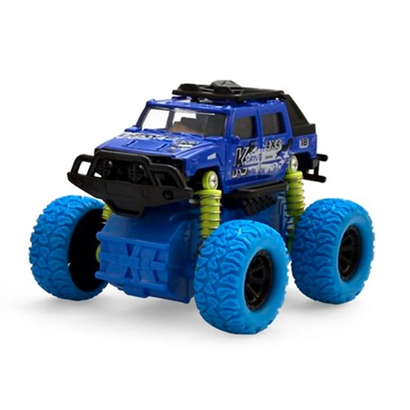 Kids' Plastic Pedal - Powered Tricycle with a Storage Basket and Safety FeaturesMagni Big Foot Monster Truck Friction Car Blue