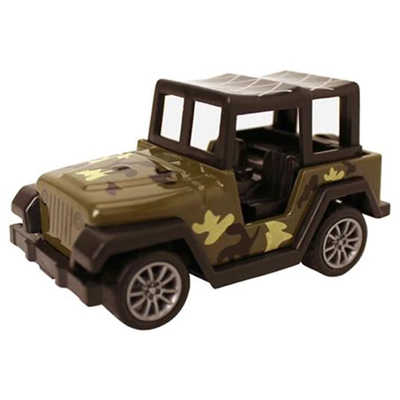 Die - Cast Model of a Military Jeep with Camouflage Paint and Weapon AccessoriesMagni Jeep Military Car With Pull Back - Model 4 Die - Cast Model of a Military Jeep with Camouflage Paint and Weapon AccessoriesMagni Jeep Military Car With Pull Back - Model 4