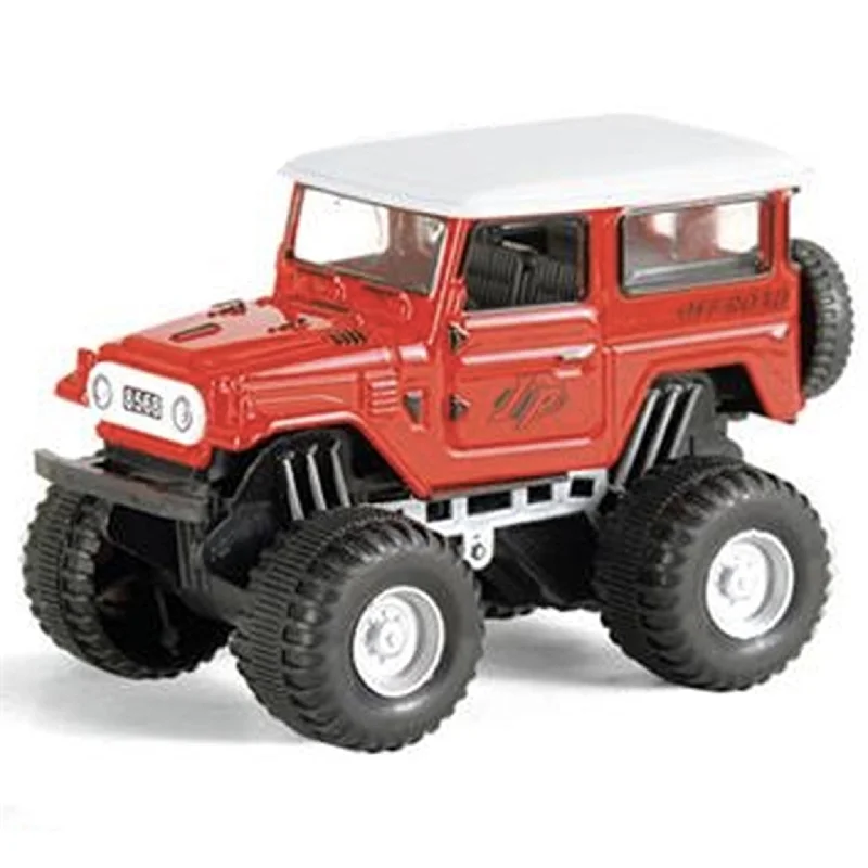 Die - Cast Model of a Military Jeep with Camouflage Paint and Weapon AccessoriesMagni Monster Truck - Red Die - Cast Model of a Military Jeep with Camouflage Paint and Weapon AccessoriesMagni Monster Truck - Red
