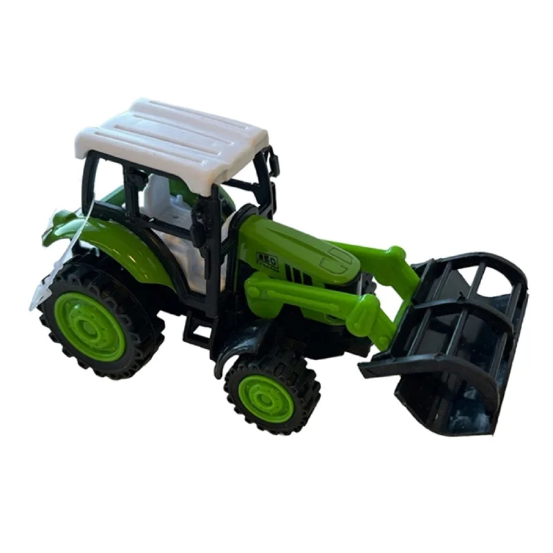 Kids' Plastic Pedal - Powered Tricycle with a Storage Basket and Safety FeaturesMagni Tractor With Front Loader - Dark Green Kids' Plastic Pedal - Powered Tricycle with a Storage Basket and Safety FeaturesMagni Tractor With Front Loader - Dark Green