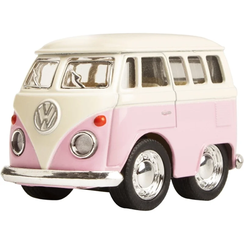 Model Kit of a Vintage Volkswagen Beetle for DIY CustomizationMagni VW Lille Bus I Pastel Pink