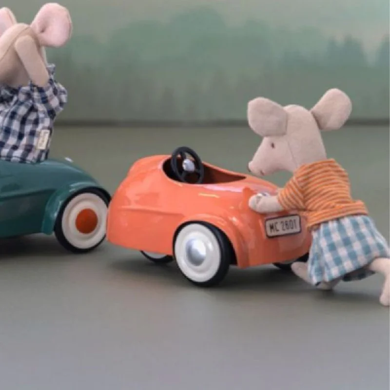 Battery - Operated Toddler Ride - On Electric Car in Pink with Music and LightsMaileg Mouse Car - Coral Battery - Operated Toddler Ride - On Electric Car in Pink with Music and LightsMaileg Mouse Car - Coral