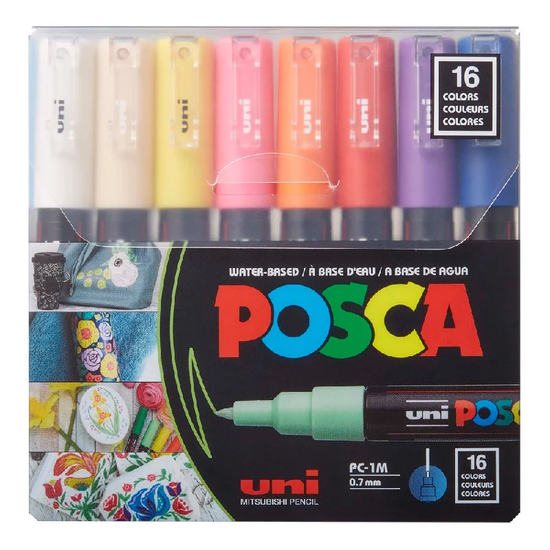 Solid Wood Painting Panels for Acrylic and Watercolor ArtistsMarker - Posca Set/16 1M