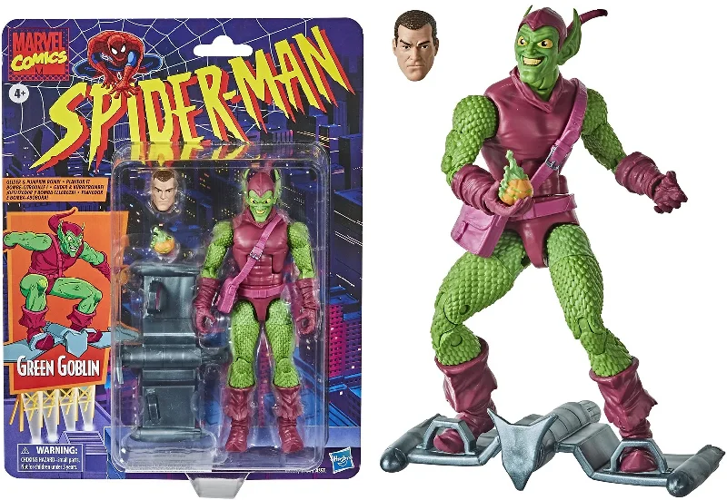 Anime Naruto Uzumaki Action Figure in Sage Mode with Multiple Hand SealsMarvel Legends Retro Green Goblin 6" Inch Action Figure - Hasbro *IMPORT STOCK*